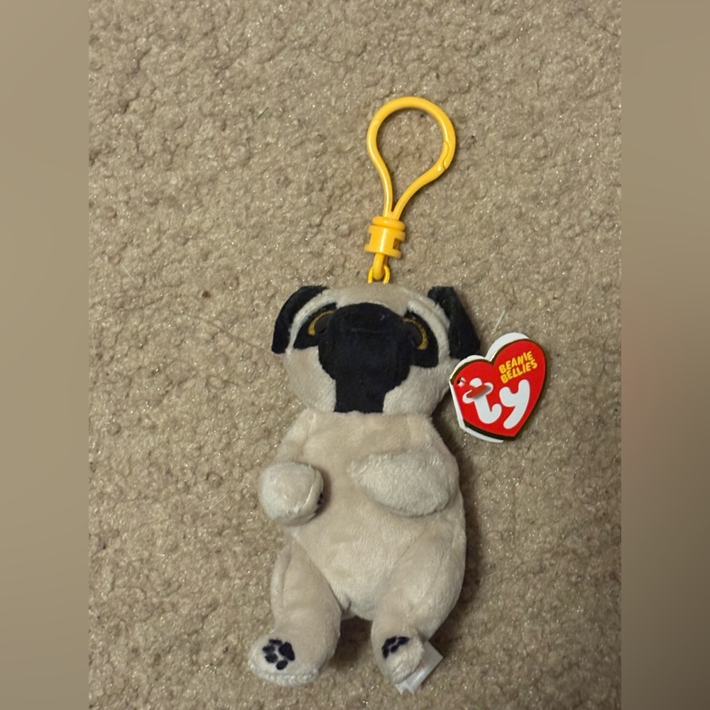 NWT Ty beanie bellies pug whose name is Izzy